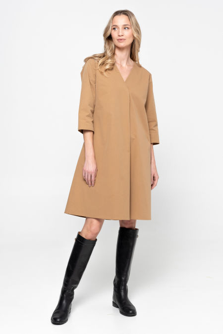 Sukienka camelowa
