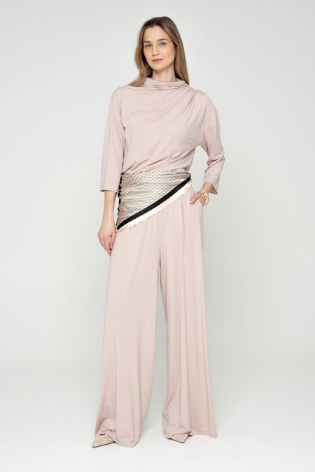 Spodnie szerokie z modalu