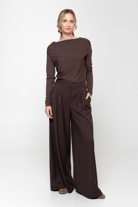 Spodnie czekoladowe