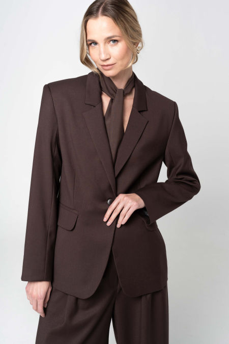 Marynarka czekoladowa