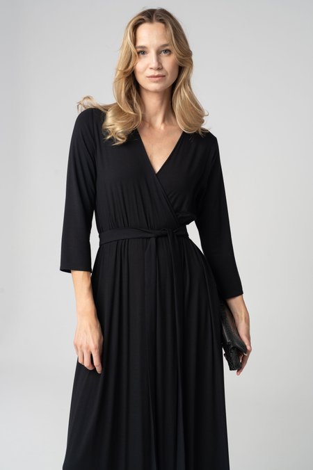 Sukienka kopertowa maxi