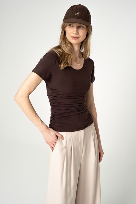 T-shirt drapowany