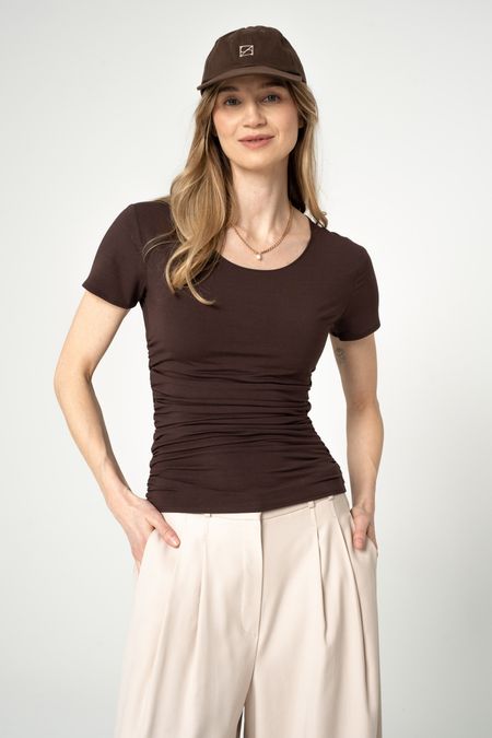 T-shirt drapowany