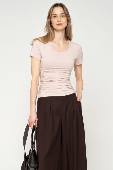 T-shirt drapowany