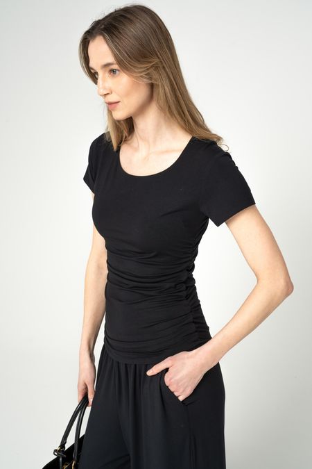 T-shirt drapowany