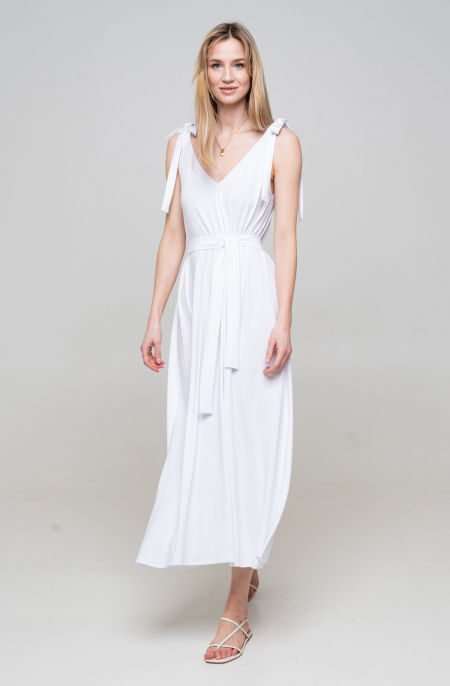 Sukienka maxi z wiązaniem