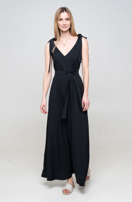 Sukienka maxi z wiązaniem
