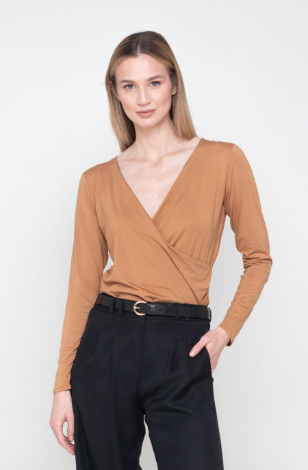 Bluzka kopertowa