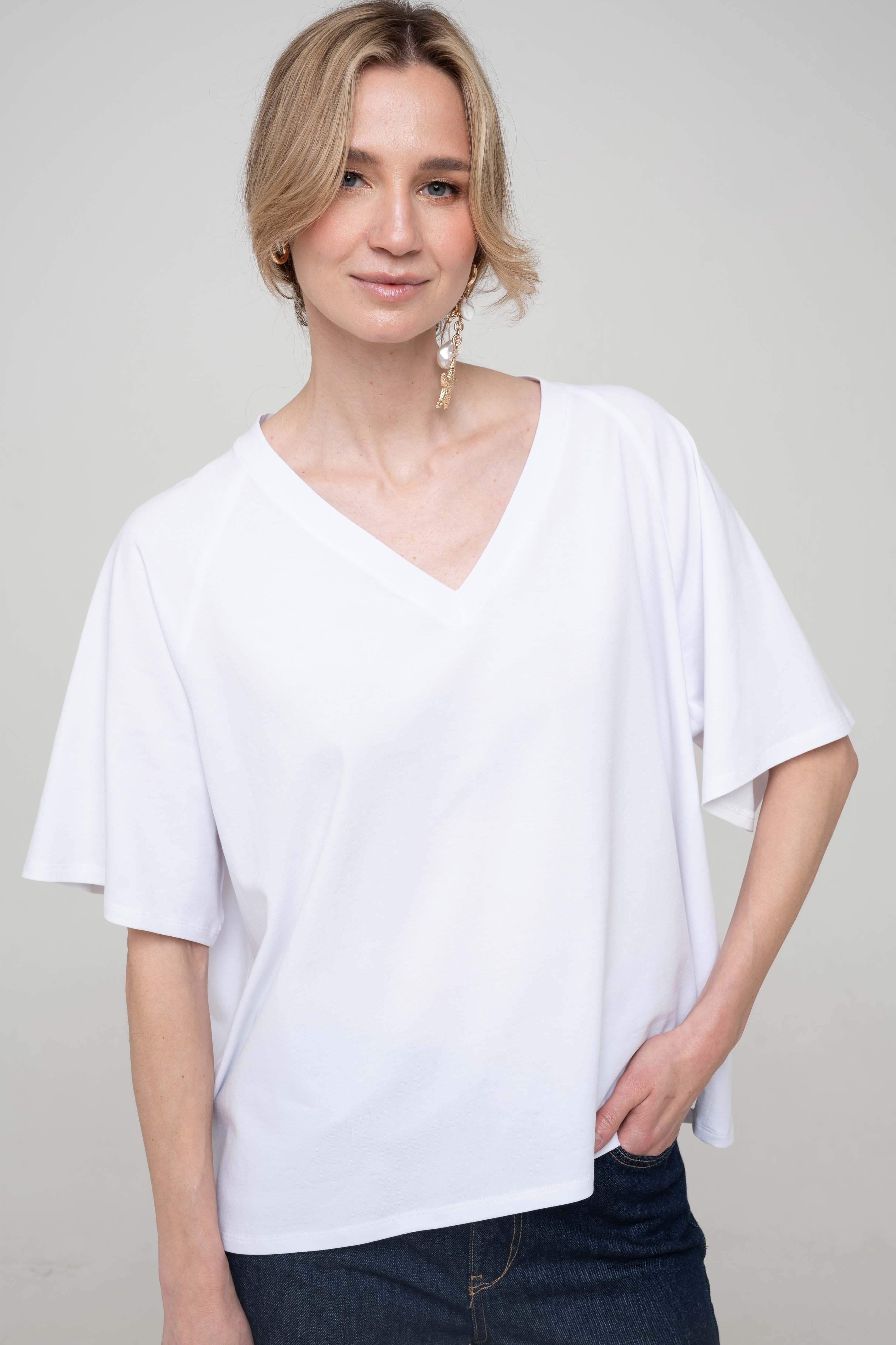 T-shirt reglanowy bawełna zdjęcie 1