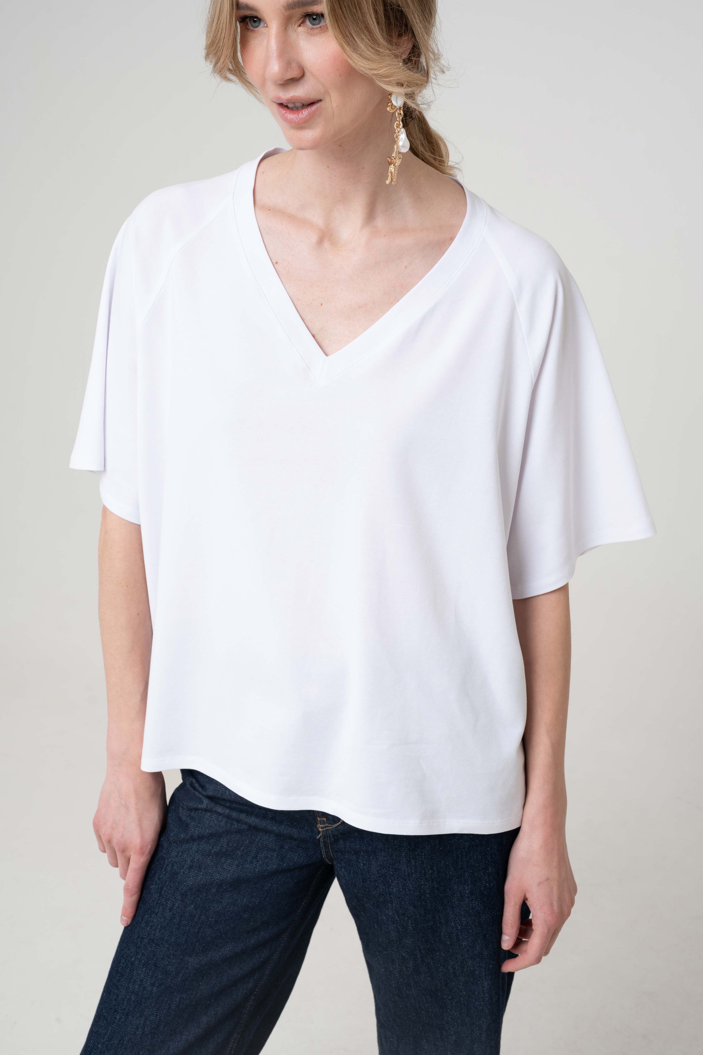 T-shirt reglanowy bawełna zdjęcie 4